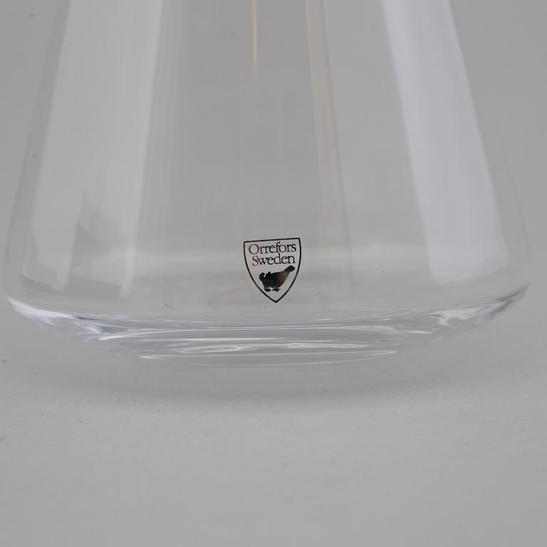 ERIKA LAGERBIELKE, karaffer, 2+2 st, "Divine", glas, Orrefors, 2000-tal.