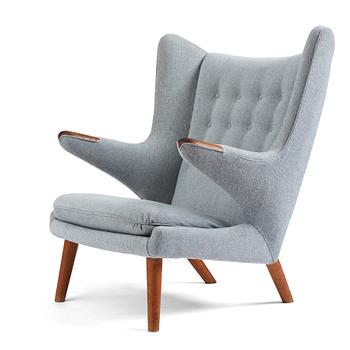 Hans J. Wegner, a 'Papa Bear' easy chair. AP-stolen, Denmark 1950-60s.