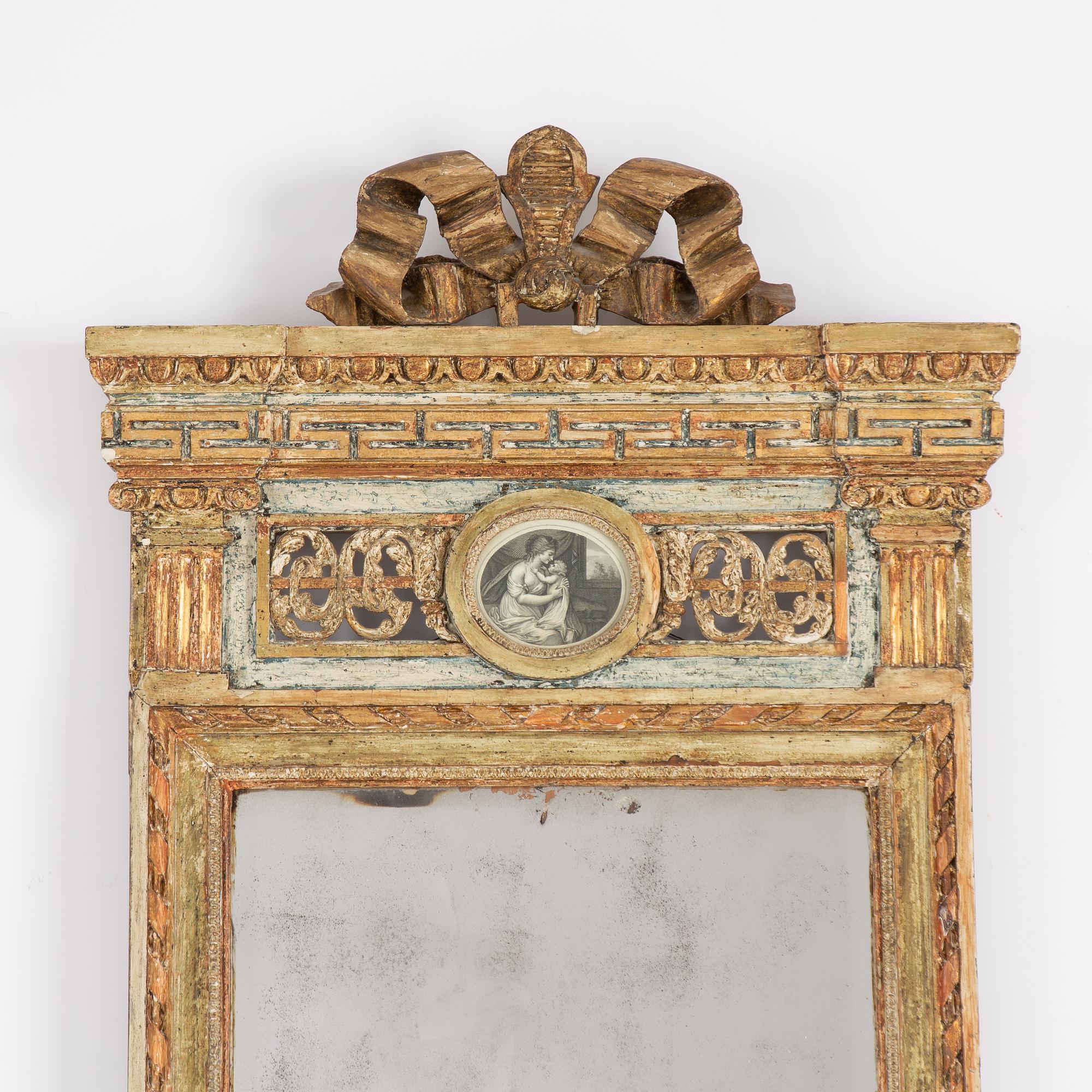 Olof Wetterberg, mirror. Gustavian.