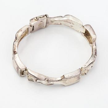 Björn Weckström, Armband "Cassiopeia", sterlingsilver. Lapponia 1974.