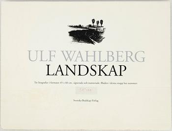 Ulf Wahlberg, Mapp, "Landskap".