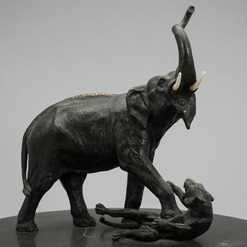 SKULPTUR, brons, omkring 1900.