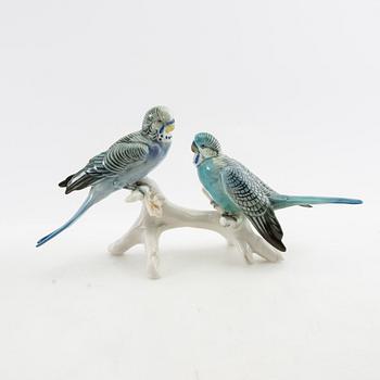 Figurines 9 pcs including Germany/Denmark 20th century porcelain.