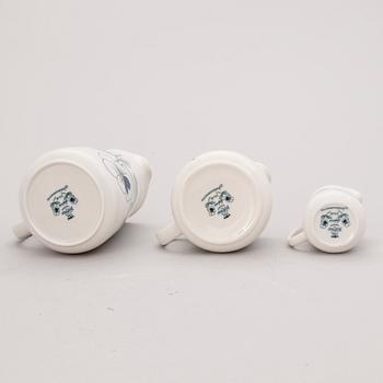 SYLVIA LEUCHOVIUS, 84 osaa, posliinia, "Sylvia", Juhla-astiasto, Rörstrand, 1900-luvun loppupuoli.