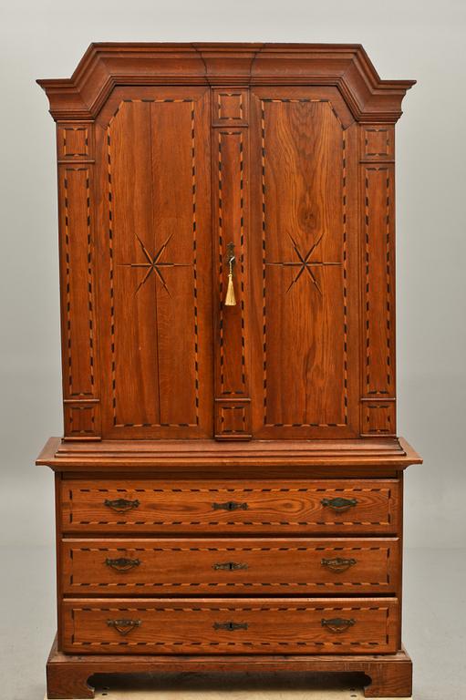 SALSSKÅP, 1700/1800-tal, trol. småland.