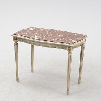 A four piece Gustavian style furniture group, first half of the 20th century.