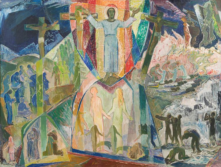 LENNART SEGERSTRÅLE, oil on canvas, signed and dated 1948-49~1974.