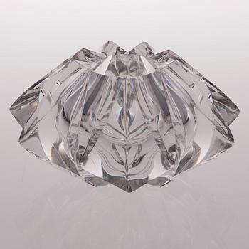 AIMO OKKOLIN, MALJAKKO, lasia, "Tähti" 6575, signeerattu Aimo Okkolin Riihimäen Lasi Oy.