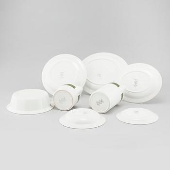 A mid 20th century "Droppar" tableware set of 23 pcs by Berit Ternell for Upsala Ekeby.