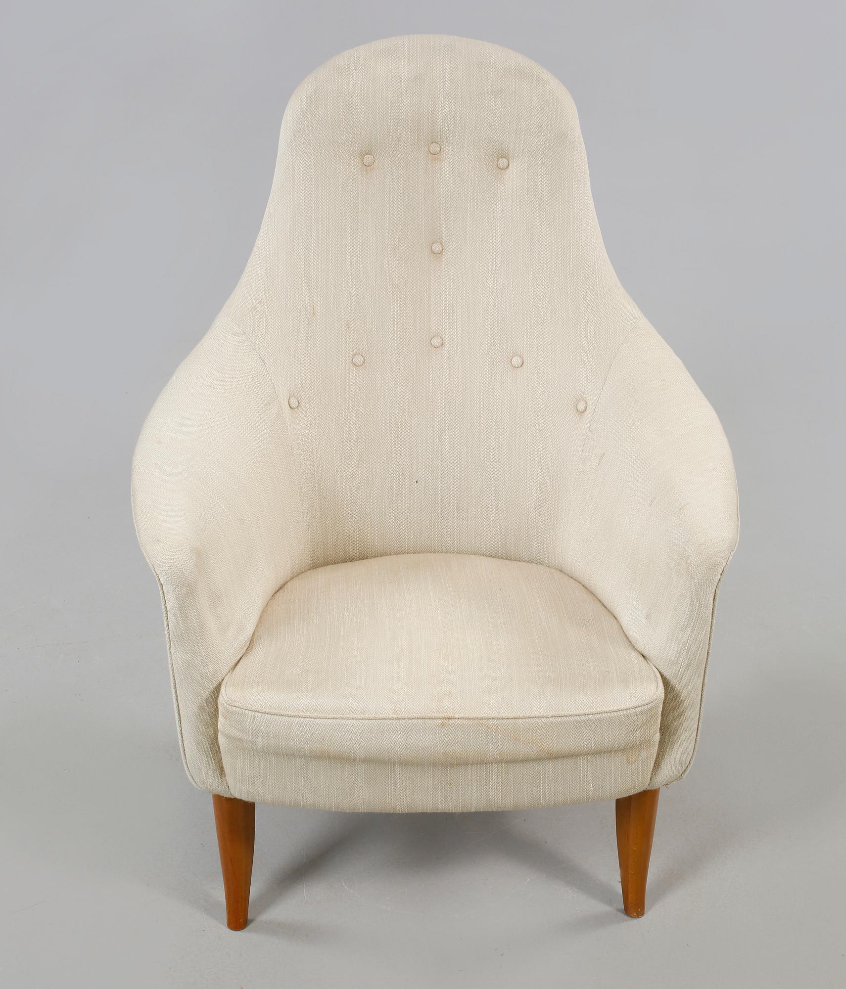 FÅTÖLJ, "Stora Adam" ur Paradiset, Kerstin Hörlin-Holmquist, NKs Triva-serie, 1900-talets andra hälft.