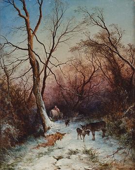 George Augustus Williams, Winter Landscape.