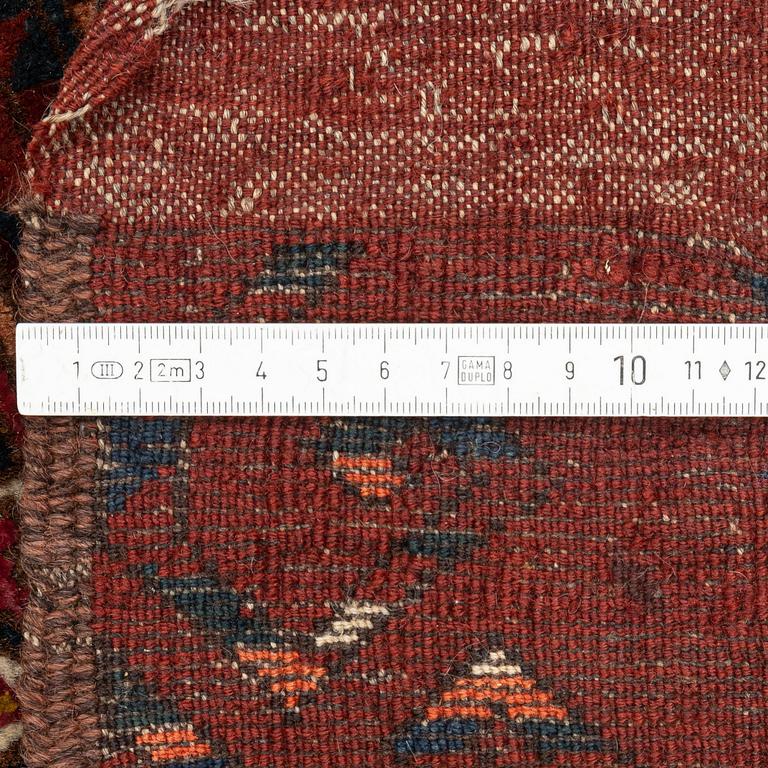 Antik Turkmesk Saryk chuval, part silk, Amu darya området, ca 170 x 112 cm.