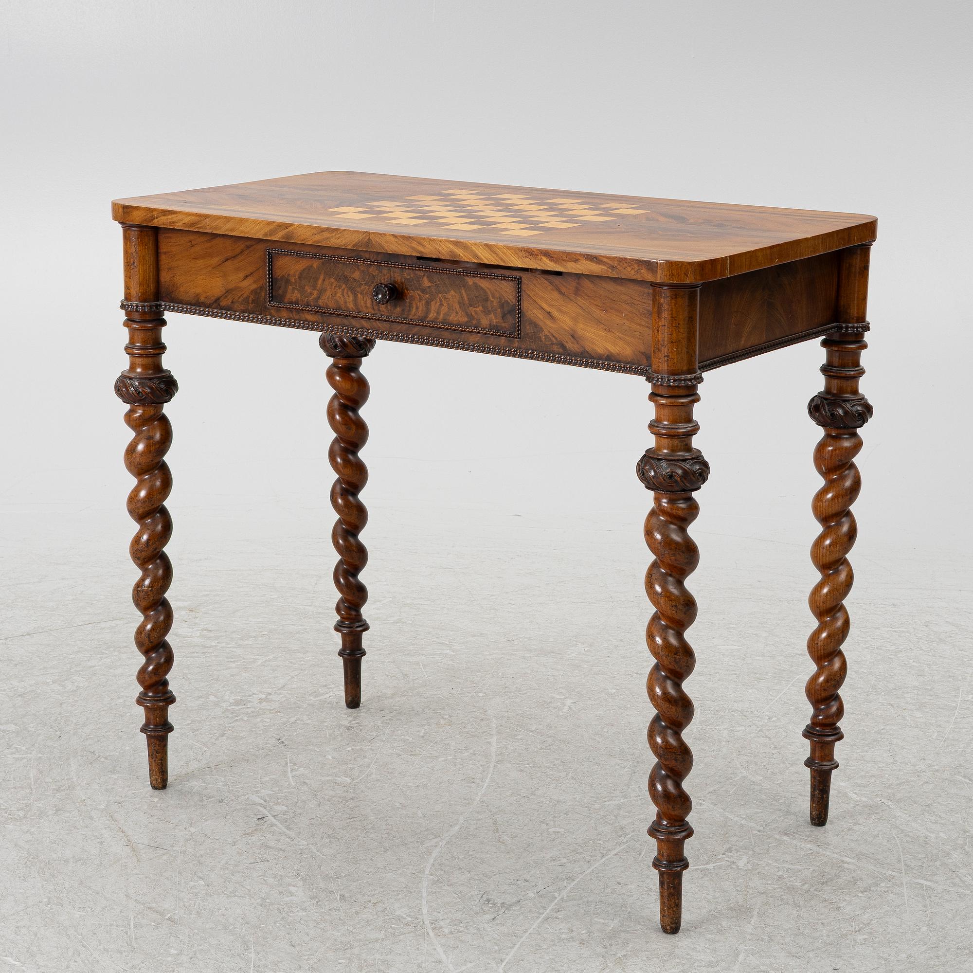 A game table, second half of the 19th century.