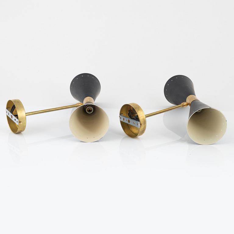 Vägglampor, ett par, "Megafono", Luci Srl, Parma, Italien.