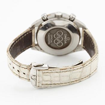 Omega, Olympic Games Collection, "Mother-of-pearl dial", chronograph, wristwatch, 35.5 mm.