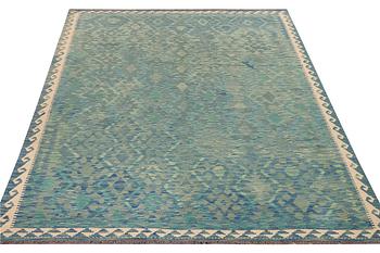 An Afghan kelim carpet, c. 293 x 214 cm.