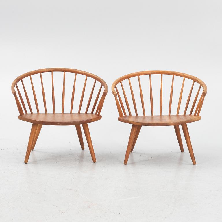 Yngve Ekström, a pair of "Arka" chairs, 1960s.