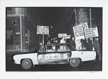 Carl Johan De Geer, photo, signed 1/7.