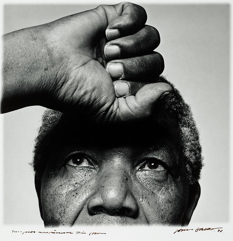 Hans Gedda, "Nelson Mandela", 1990.