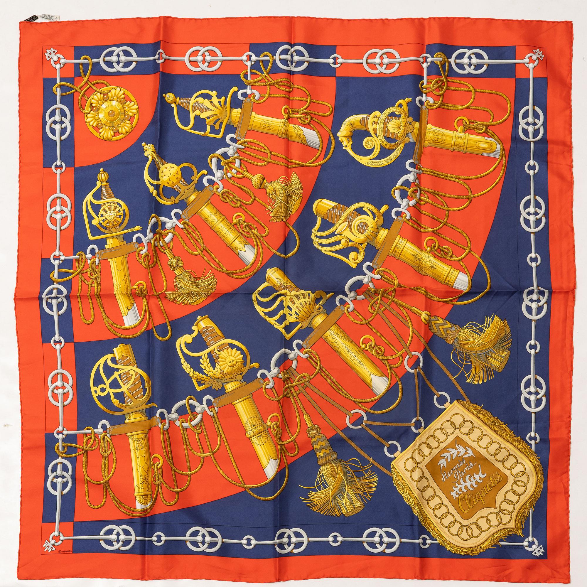 Hermès, scarf, "Cliquetis".