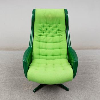 A 'Galaxy' easy chair by Alf Svensson & Yngvar Sandström, Dux, 1970's.