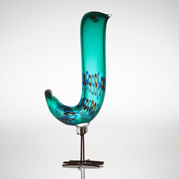 An Alessandro Pianon 'Pulcino' glass bird, Vistosi, Italy, 1960's.