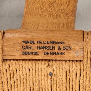Hans J. Wegner, chairs, a pair, "The Y-Chair", model CH-24, Carl Hansen & Søn, Denmark.