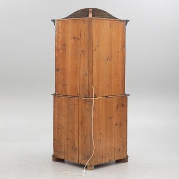 A Rococo corner cabinet, Sweden, second half of the 18th century.