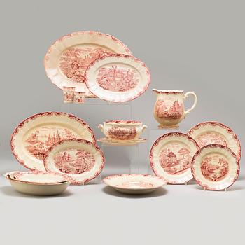 A part dinner creamware 'Bengali' service, Rörstrand, 1948-1956 (76 pieces).