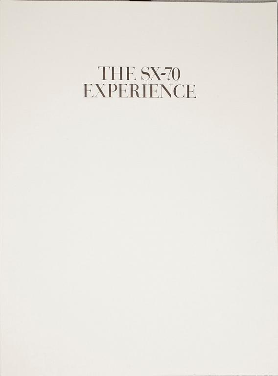 FOTOGRAFISK MAPP, "12 Instant Images", Polaroid SX-70, tryckt signatur.