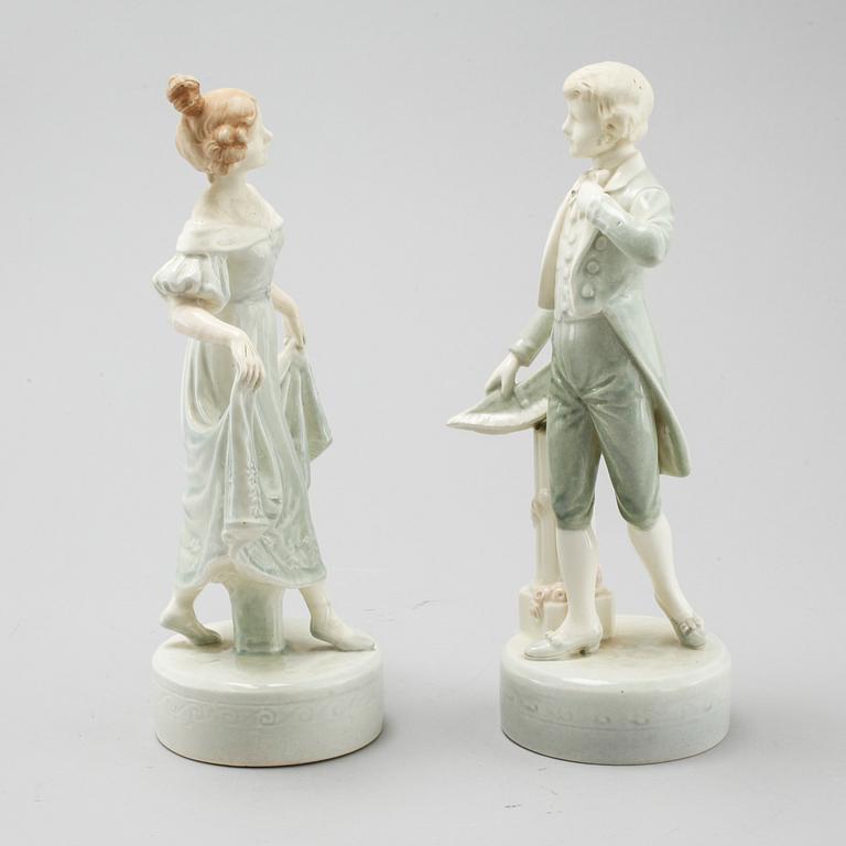 Two porcelain figurines by Ernst Wahliss for Royal Vienna, first half of the 20th century.