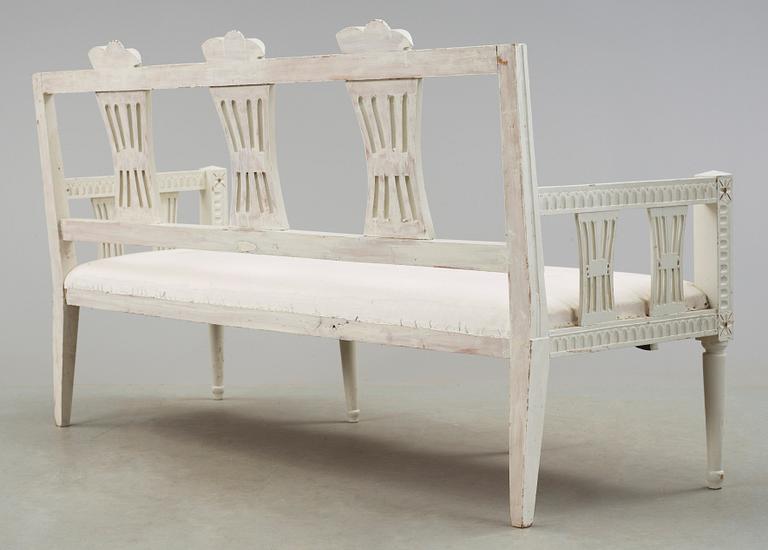 SOFFA, gustaviansk stil, Lindome-typ. 1900-tal.