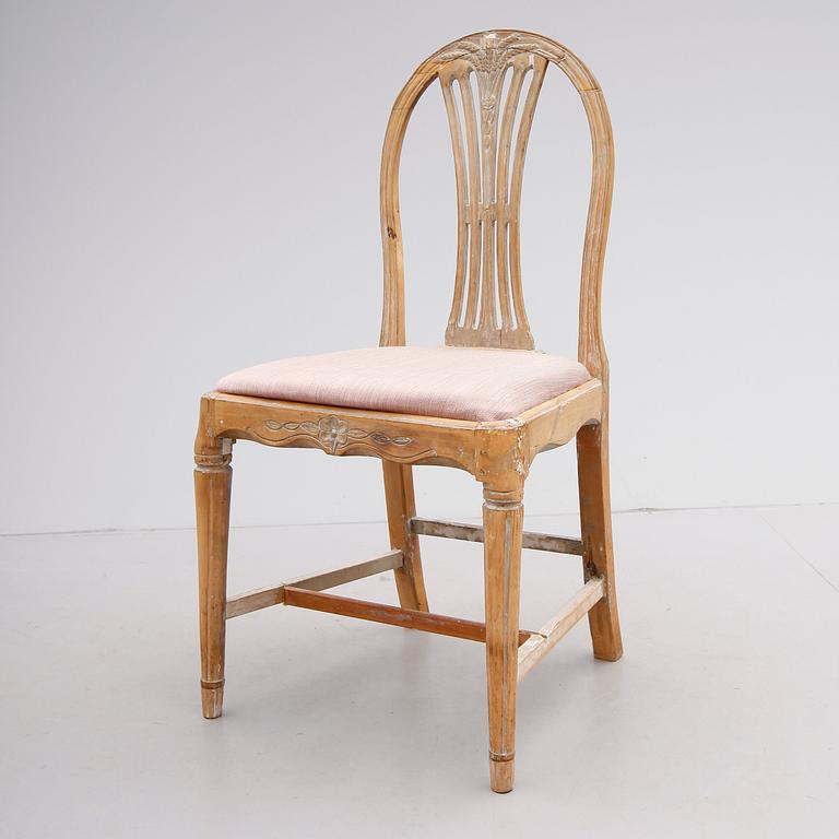 STOL, gustaviansk, omkring år 1800.