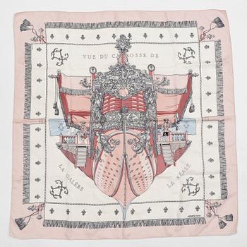 Hermès · SCARF, siden, "Vue de carosse", Hugo Grygkar, Hermès, Paris, formgiven 1952.