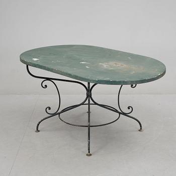 TRÄDGÅRDSBORD, gjutjärn, Frankrike, 1900-tal.