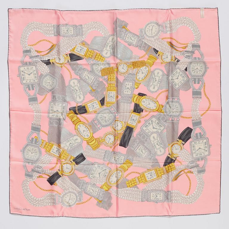 Cartier, scarf, "Le temps Précieux".