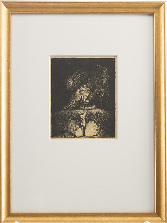 John Bauer, "God kväll farbror! sa pojken".