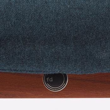 Finn Juhl, a "FD 136" easy chair, France & Daverkosen, Denmark, 1950s.