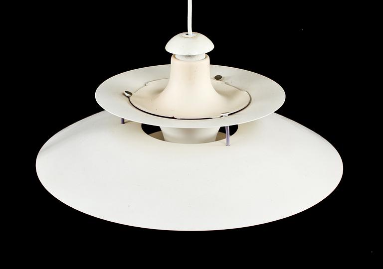 TAKLAMPA, "PH-lampa", Poul Henningsen, Louis Poulsen, 1900-talets fjärde kvartal. Höjd ca 28 cm.