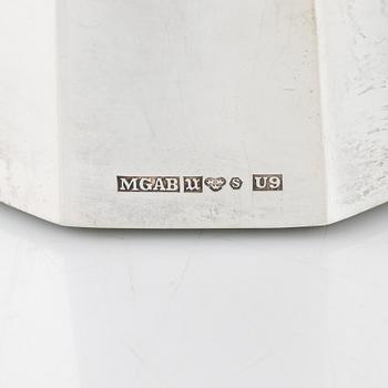 A pair of candlesticks, Markströms Guldsmeds AB, Uppsala, Sweden, 1970.