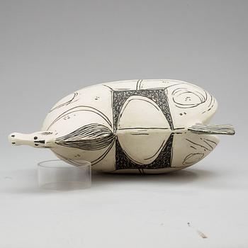 A Stig Lindberg stoneware figure, "Springare", Gustavsberg studio.