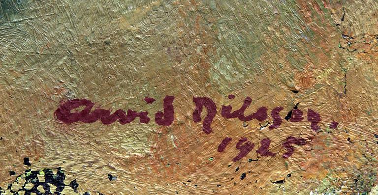 ARVID NILSSON, oljemålning på duk, sign o dat- 1925.
