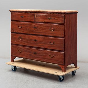 A first half of the 19th century chest of drawers.