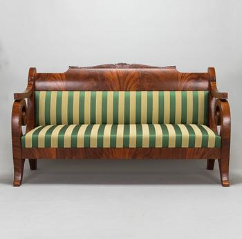 Soffa, biedermeier, 1800-talets senare hälft.