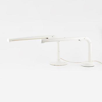 Anders Pehrson, two similar 'Tube' table lamps, Ateljé Lykten, 1970's.