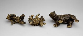 FIGURINER, 3st, brons, 1900-talets första hälft.