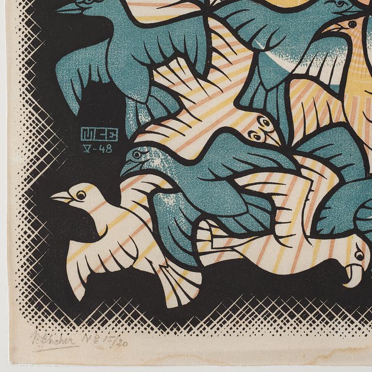 Maurits Cornelis Escher, ”Sun and moon”.
