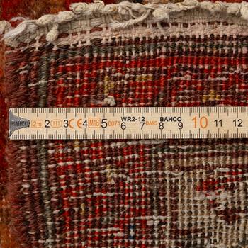 Carpet, oriental /Abadeh with Zil-isultan pattern, approx. 490 x 204 cm.