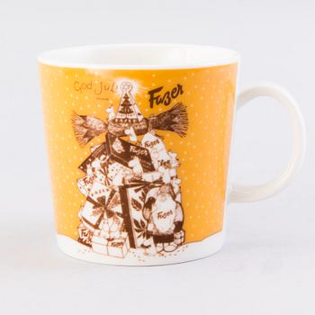 MOOMIN-MUG, porcelain, 'Fazer Café', Moomin Characters, Arabia 2004, numbered 51/400.