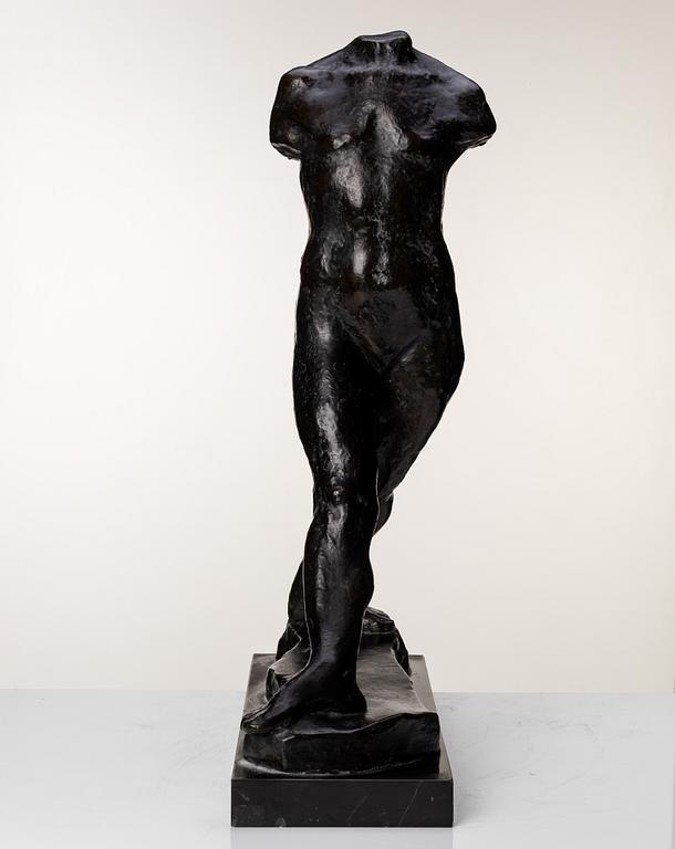 Gudmar Olovson, sculpture. Signed. Numbered. Foundry mark. Bronze, total height 67 cm, length 46 cm.